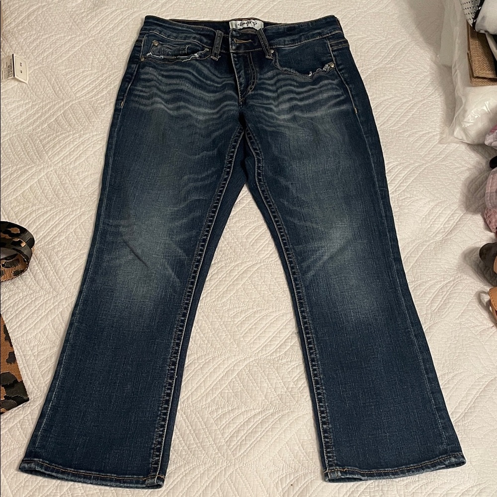 Daytrip Dark Blue Flare Jeans